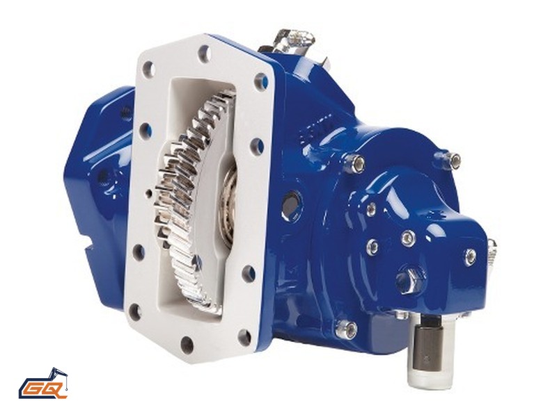 Enclosed-gear hydraulic drive unit for truck-mounted equipment